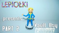 TUTORIAL: Vault boy ( Fallout) by  lepiołki  PART 2 polymer clay, z modeliny, made hand