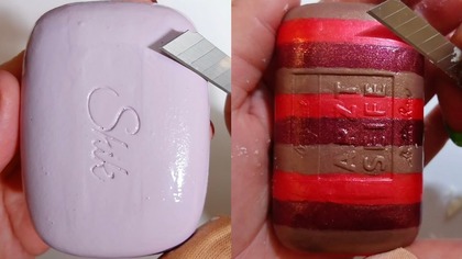 Soap Carving ASMR Relaxing Sounds no talking Satisfying ASMR Video