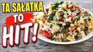 Sałatka z tuńczykiem i ryżem  prosta, sycąca i pełna smaku.