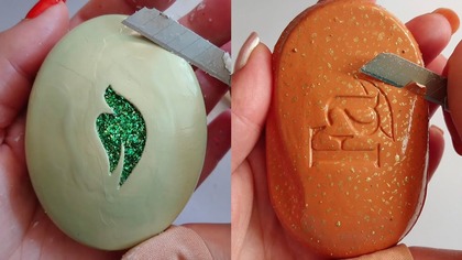 Soap Carving ASMR Relaxing Sounds no talking Satisfying ASMR Video