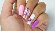 Metalic nails art tutorial step by step / Colours by Molly
#foilnails