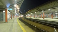 Stacja PKP Kraków Główny wzimowej