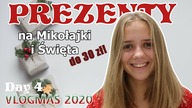25 pomysłów na świąteczne prezenty do 30 zł || Vlogmas 2020 #4