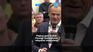 Piękny gest Tuska - pomógł staruszkowi  #shorts