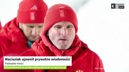 Maciusiak ujawnił prywatne wiadomości.  Paskudne treści [KS Sport]