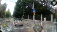 BANDYTA DROGOWY NIE RESPEKTUJE ZNAKU STOP