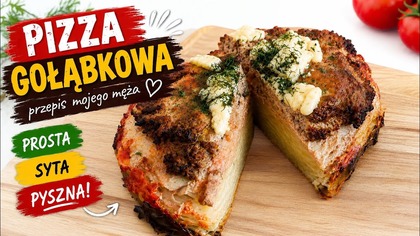 Mąż zrobił GOŁĄBKOWĄ PIZZĘ!  Przepyszne gołąbki bez zawijania