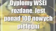 Dyplomy WSEI rozdane.  Jest ponad 100 nowych pielęgniarek i pielęgniarzy