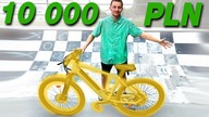MÓJ NOWY ROWER ZA 10 000 zł  chłop w szoku aż zgubił koło /2022-30