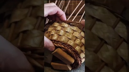 Splot trzyprętowy  ostatnie etapy ścian koszyczka!  #Shorts