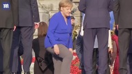 Pijany przewodniczący Komisji Europejskiej ledwie stoi na nogach