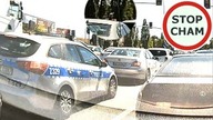Mądrzy inaczej z BMW postanowili pozdrowić policjantów #1840 Wasze Filmy