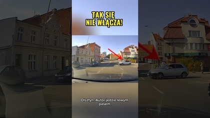 O włos od kolizji! Kto tu zawinił?  #PolscyKierowcy #Bezpieczeństwo #PrawoJazdy