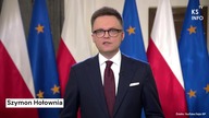 Orędzie marszałka Sejmu Szymona Hołowni [Serwis informacyjny, KSTV Info]