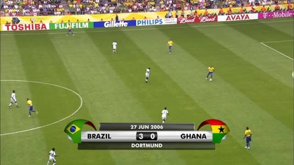 MŚ Niemcy 2006 - Brazylia-Ghana 3:0 (27. 06. 2006)