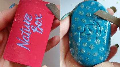 Soap Carving ASMR Relaxing Sounds no talking Satisfying ASMR Video