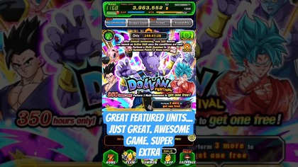BEERUS DOKKAN FESTIVAL DUO SUMMON DBZ DOKKAN BATTLE