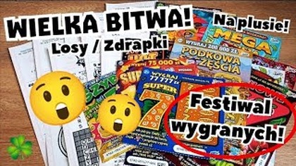 Zdrapki VS Losy!  Co za nokaut! Tylu wygranych jeszcze nie było! 