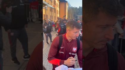 Lewandowski i eskadra orłów przylecieli do Szwecji!
