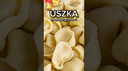 Jak zrobić Uszka z Kapustą i Grzybami? Szybki przepis! #wigilia #świątecznekuchnia #uszka #shorts