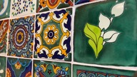 Pomysł na: Kolorowe płytki meksykańskie w Twoim domu - Zielone Verde