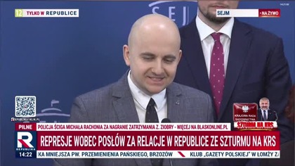 Policja blokuje KRS! Posłowie wchodzą mimo groźby sankcji! #shorts
