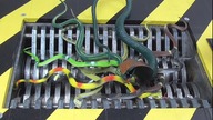 Shredding Machine Crushing: Snake Family Destruction Snake Family Shredded!