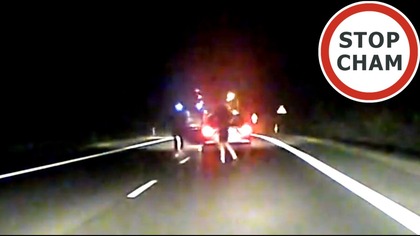 Poganiał światłami, blokował drogę i wyskoczył z auta #2039 Wasze Filmy