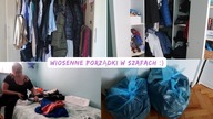 Wiosenne porządki w szafie Motywacyjne sprzątanie Posprzątaj ze mną Uporządkowana