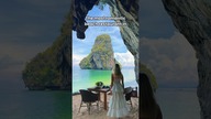 The most romantic beach restaurant in Thailand  #railay #thegrotto #rayavadee