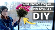 WIKLINOWY stojak na kwiaty, poidełko dla ptakow.  Jak zrobić wiklinowy kosz, stojak na kwiaty?
