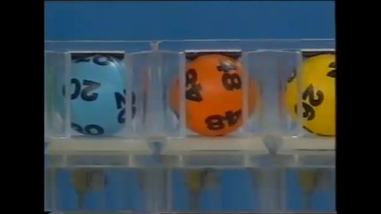 Dwójka - Reklamy, studio, losowanie LOTTO i fragment Panoramy z 16 grudnia 1995 roku