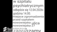Zapraszamy na uczczenie pierwszej rocznicy Macieja Bubla przez szpital psychiatryczny nowowiejska.