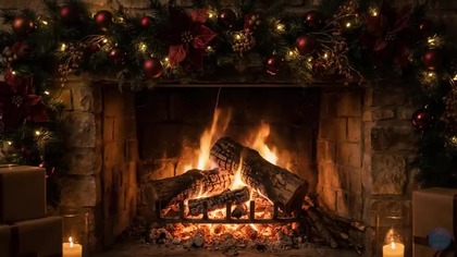 Polskie Kolędy przy Świątecznym Kominku  Polskie Kolędy i Muzyka Świąteczna