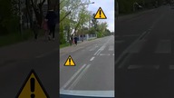 Wyprzedzanie na przejściu dla pieszych #shorts #rikordwidjo