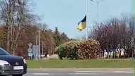 W Wałbrzychu zdjęto flagę ukraińską na oczach straży miejskiej