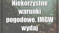 Niekorzystne warunki pogodowe.  IMGW wydaje kolejne alerty