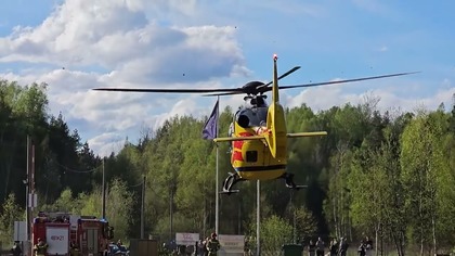 Lotnicze Pogotowie Ratunkowe wezwane do poszkodowanego na Gródku