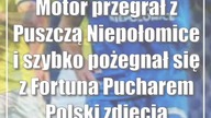 Motor przegrał z Puszczą Niepołomice i szybko pożegnał się z Fortuna Pucharem Po...
