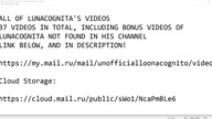 ALL of LunaCognita's Videos - Free Download