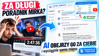 Za długie poradniki na Youtube? AI obejrzy je za Ciebie i wyciągnie samo mięso.  To naprawdę proste!