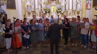 Występ chóru z Rygi (Łotwa) w Markuszowie - 24. 07. 2019 r.  #3