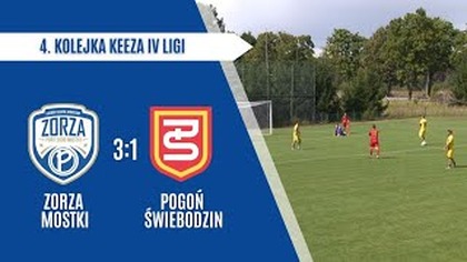 Zorza Port 2000 Mostki - Pogoń Świebodzin 3:1 - skrót meczu - 23. 08. 2025r.