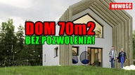 Dom 70m2 bez pozwolenia.  Jak to działa? O co w tym chodzi.  Dom 35m2 a teraz 70m2?