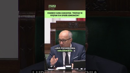 Włodzimierz Czarzasty podniósł głos.  To jest skandal! #shorts