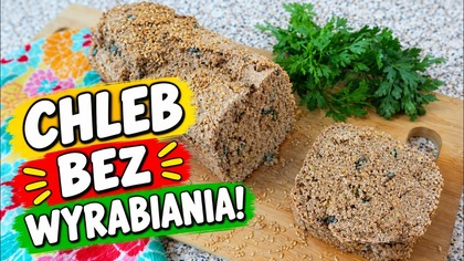 Swojski chleb bez wyrabiania  wystarczy wymieszać łyżką!