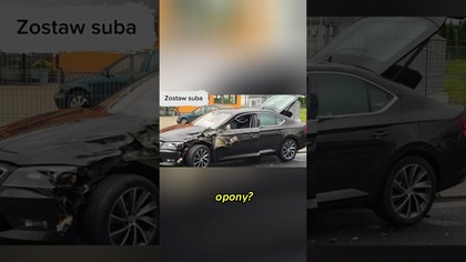  Śliska droga i chwila nieuwagi! Prędkość czy opony?  #wypadek #droga #kierowca