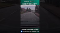 Wyprzedzanie na czołówkę i przejściu dla pieszych #polscykierowcy #shorts #polska