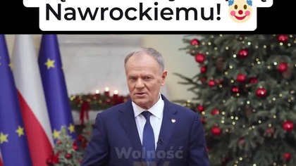 TUSK WBIJA SZPILĘ NAWROCKIEMU W NOWOROCZNYM ORĘDZIU!