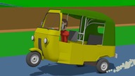 #Tuk-Tuk - Mounting, Putting on and Painting as well as Testing with eggs | cartoon animation